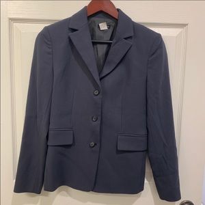 J. Crew Blazer Grey 100% Wool Size 2